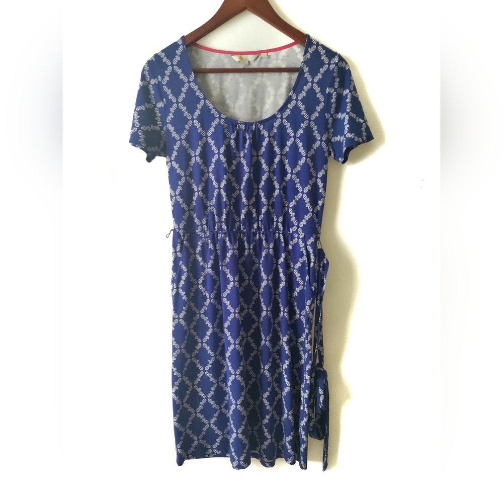 Boden 6 Blue Jersey Dress